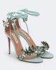 Aquazzura Aquazzura Papillon appliquÃ© leather sandals - 1