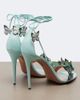 Aquazzura Aquazzura Papillon appliquÃ© leather sandals - 3