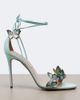 Aquazzura Aquazzura Papillon appliquÃ© leather sandals - 5