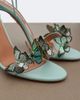 Aquazzura Aquazzura Papillon appliquÃ© leather sandals - 6