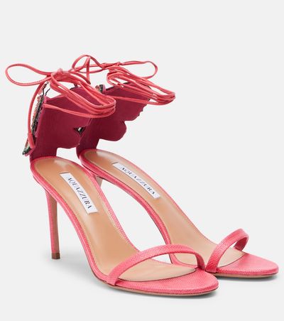 Aquazzura Aquazzura Papillon Damour embellished sandals