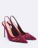 Aquazzura Aquazzura Perfect Match suede slingback pumps - 1