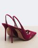 Aquazzura Aquazzura Perfect Match suede slingback pumps - 4