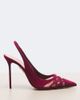 Aquazzura Aquazzura Perfect Match suede slingback pumps - 5
