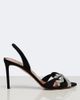 Aquazzura Aquazzura Ribbon Kiss embellished leather slingback sandals - 5