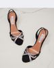 Aquazzura Aquazzura Ribbon Kiss embellished leather slingback sandals - 6