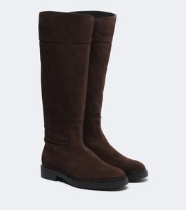 Aquazzura Aquazzura Ride suede knee-high boots