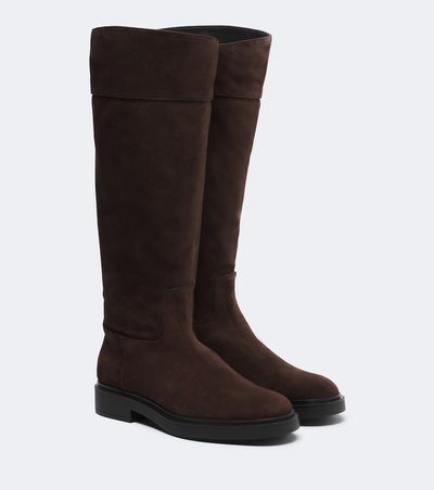 Aquazzura Aquazzura Ride suede knee-high boots