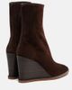 Aquazzura Aquazzura Saint Honoré 85 suede wedge ankle boots - 2