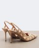 Aquazzura Aquazzura Screen suede and mesh slingback pumps - 3