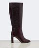 Aquazzura Aquazzura Sellier croc-effect leather knee-high boots - 6
