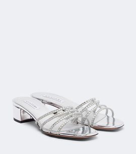 Aquazzura Aquazzura Sensation embellished leather sandals