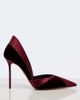 Aquazzura Aquazzura Shadow velvet and satin pumps - 6