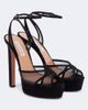 Aquazzura Aquazzura Shear suede platform sandals - 1