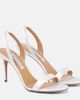 Aquazzura Aquazzura So Nude 85 satin sandals - 1