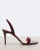 Aquazzura Aquazzura So Nude patent leather slingback sandals - 5