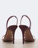 Aquazzura Aquazzura So Nude patent leather slingback sandals - 6