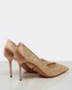 Aquazzura Aquazzura Soft Sky embellished tulle and satin pumps - 4