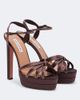 Aquazzura Aquazzura Soulmate Crystal satin platform sandals - 1