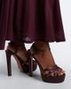 Aquazzura Aquazzura Soulmate Crystal satin platform sandals - 2