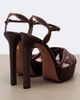 Aquazzura Aquazzura Soulmate Crystal satin platform sandals - 3