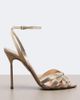 Aquazzura Aquazzura Soulmate metallic leather sandals - 5