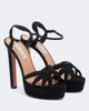 Aquazzura Aquazzura Soulmate suede platform sandals - 1