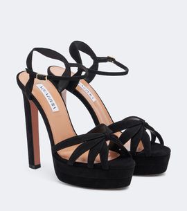 Aquazzura Aquazzura Soulmate suede platform sandals