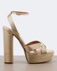Aquazzura Aquazzura Sundance leather platform sandals - 5