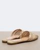 Aquazzura Aquazzura Sweet Surrender metallic leather mules - 3