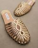 Aquazzura Aquazzura Sweet Surrender metallic leather mules - 6