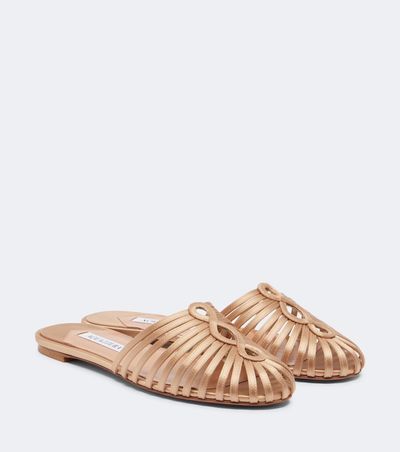 Aquazzura Aquazzura Sweet Surrender satin mules