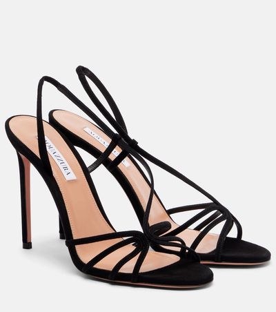 Aquazzura Aquazzura Talk To Me 105 suede sandals