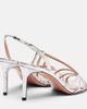Aquazzura Aquazzura Talk To Me 75 metallic leather sandals - 2
