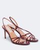 Aquazzura Aquazzura Talk To Me patent leather slingback sandals - 1