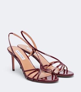 Aquazzura Aquazzura Talk To Me patent leather slingback sandals