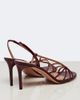 Aquazzura Aquazzura Talk To Me patent leather slingback sandals - 3