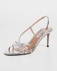 Aquazzura Aquazzura Talk To Me Sandals 75mm Silver - 2