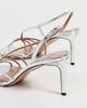 Aquazzura Aquazzura Talk To Me Sandals 75mm Silver - 4