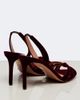 Aquazzura Aquazzura Tati velvet slingback sandals - 3