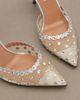 Aquazzura Aquazzura Tequila embellished mesh pumps - 6
