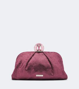 Aquazzura Aquazzura Tequila Mini embellished satin clutch