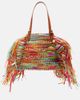 Aquazzura Aquazzura Trancoso fringed raffia tote bag - 1