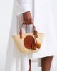 Aquazzura Aquazzura Tropical Mini raffia tote bag - 2