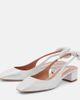 Aquazzura Aquazzura Very Bow leather slingback pumps - 4
