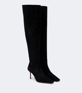 Aquazzura Aquazzura Vespera suede over-the-knee boots