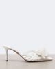Aquazzura Aquazzura Wild Bloom appliqué satin mules - 5