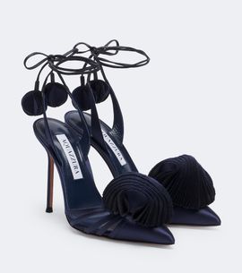 Aquazzura Aquazzura Wild Bloom satin pumps