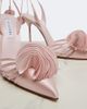Aquazzura Aquazzura Wild Bloom satin slingback pumps - 6