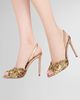 Aquazzura Aquazzura Women's Ce Soir Leather Stiletto Sandals - 6